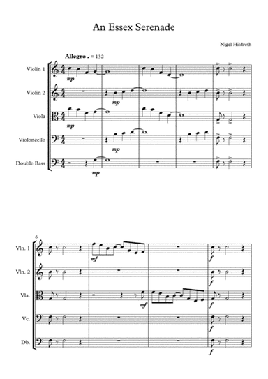 An Essex Serenade for strings