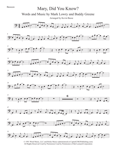 Mary, Did You Know? (arr. Kevin Busse)