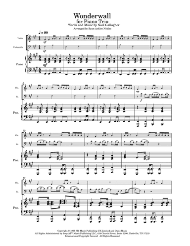 Wonderwall (arr. Ryan Ashley Nobles)