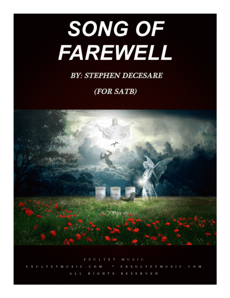 Song Of Farewell (for SATB)
