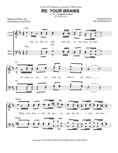 Re Your Brains (arr. Jay Dougherty)