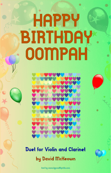 Happy Birthday Oompah, for Violin and Clarinet Duet (arr. David McKeown)