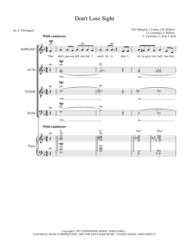 Don't Lose Sight (arr. Scott Pietrangelo)