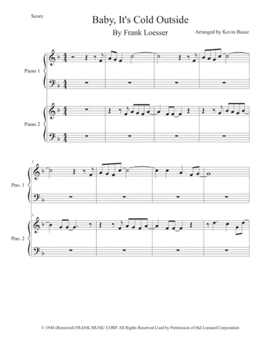 Baby, It's Cold Outside (arr. Kevin Busse)