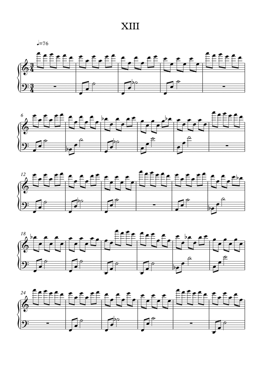 The Piano Album - XIII