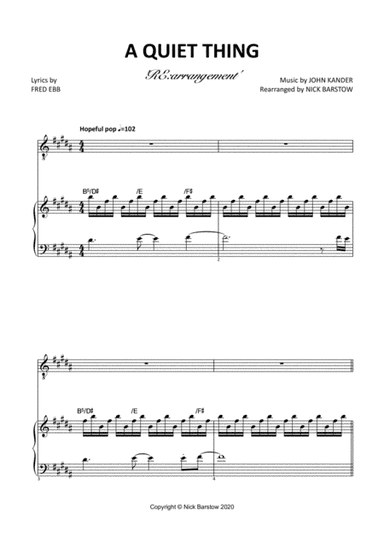 A Quiet Thing (arr. Nick Barstow)