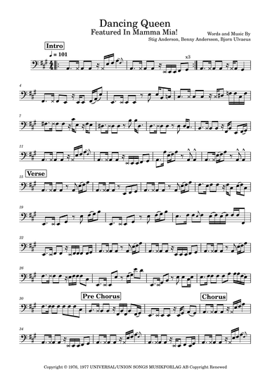 Dancing Queen (arr. Marcus Gram Jacobsen)