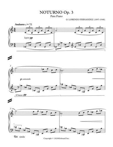 NOTURNO OP 3 (arr. Globrazil)