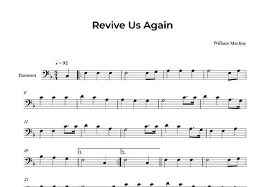 Revive Us Again (arr. Alliance Edition)