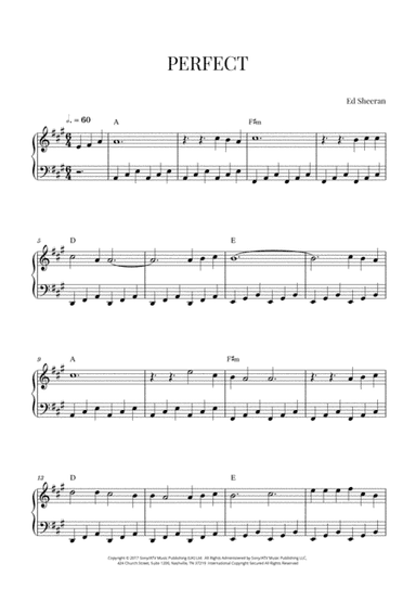 Perfect (arr. Cadenza Editions)