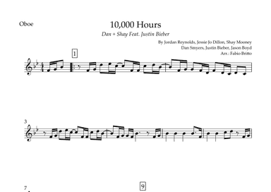 10,000 Hours (arr. Fabio Britto)
