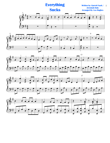 Everything Sucks (feat. Gracey) (arr. Lea Hughes)