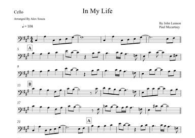 In My Life (arr. Alex Souza)