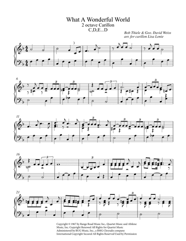 What A Wonderful World (arr. Lisa Lonie)