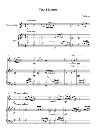 The Hermit - Clarinet Solo