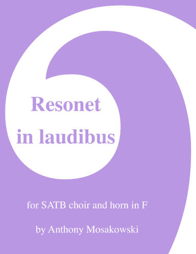 Resonet in laudibus