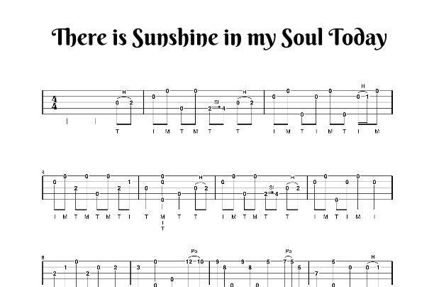 There is Sunshine in My Soul Today (arr. Charles Linton)