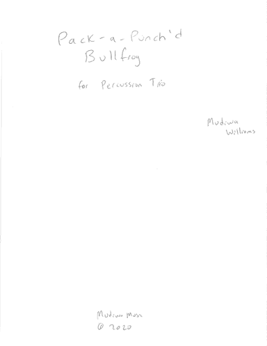 Pack-a-Punch'd Bullfrog