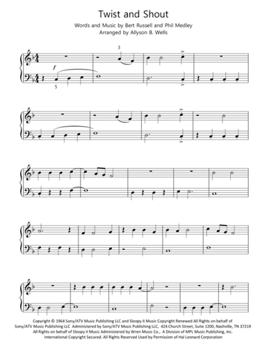 Twist And Shout (arr. Allyson B. Wells)