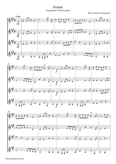 Prelude (arr. Edition Maulwurf)