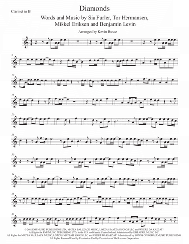 Diamonds (arr. Kevin Busse)