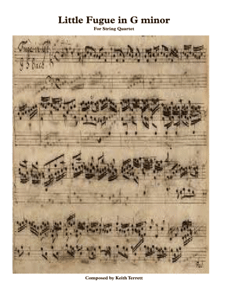 Little Fugue in G Minor for String Quartet