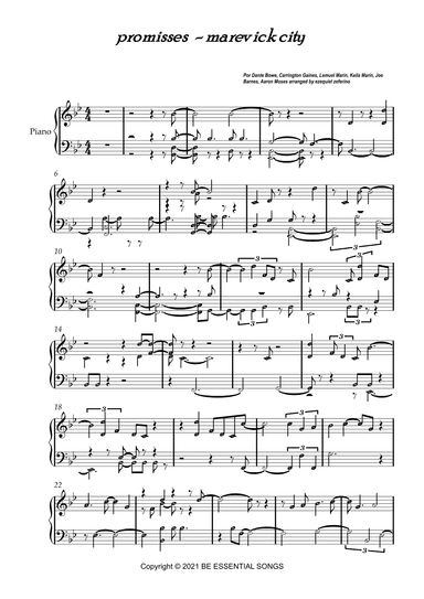 Promises (arr. by ezequiel zeferino)
