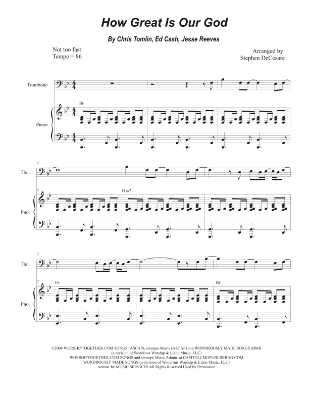 How Great Is Our God (arr. Stephen DeCesare)