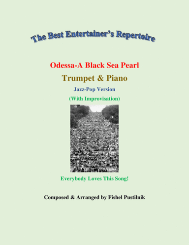 "Odessa- A Black Sea Pearl" (With Improvisation) for Trumpet and Piano-Video