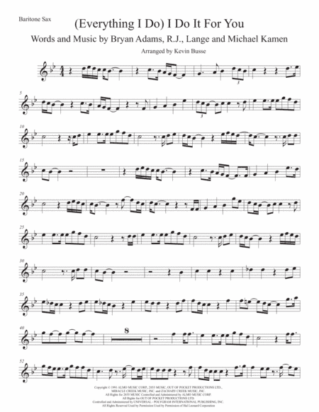 (Everything I Do) I Do It For You (arr. Kevin Busse)
