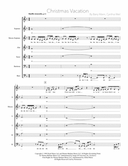 Christmas Vacation (arr. Bsharpe Music)