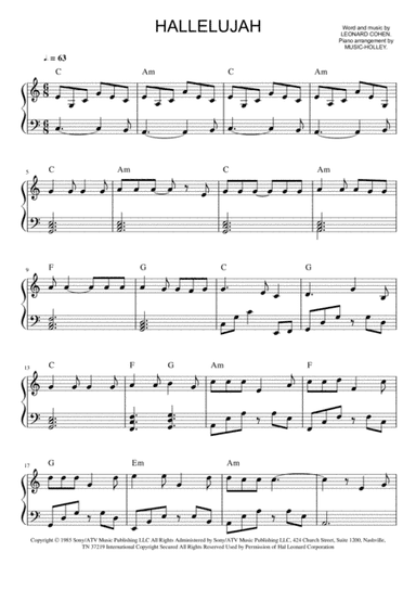 Hallelujah (arr. Music-holley)