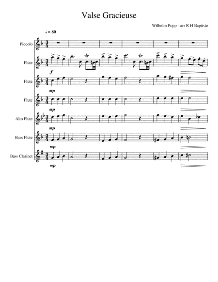 Valse Gracieuse (arr. R H Baptiste)