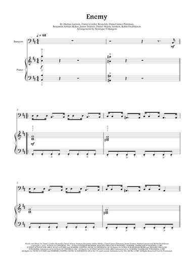 Enemy (arr. Henrique F Mangoni)