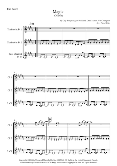 Magic (arr. Fabio Britto)