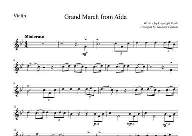 Grand March from Aida (arr. Zachary Corbett)
