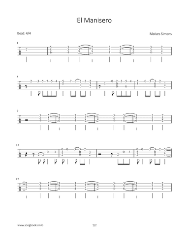 El Manisero (arr. Bettina Schipp)