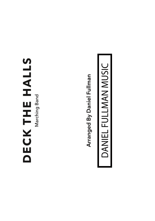 Deck The Halls (arr. Daniel Fullman)