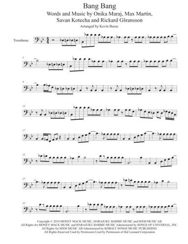Bang Bang (arr. Kevin Busse)