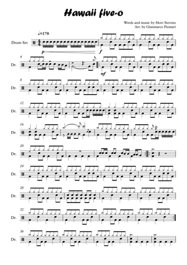 Hawaii Five-O Theme (arr. Gianmarco Piemari)