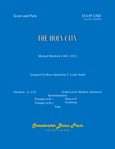 The Holy City (arr. F. Leslie Smith)