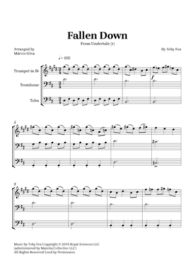 Fallen Down (arr. Márcio Silva)