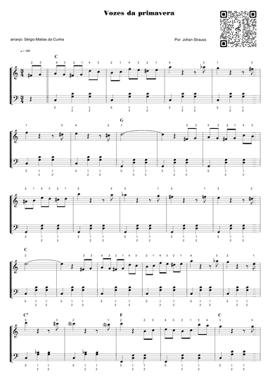 Vozes da primavera (arr. Sérgio Matias da Cunha)