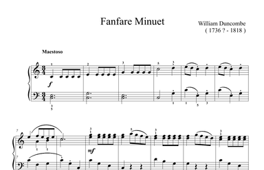 Duncombe Fanfare Minuet (arr. Ben Choupak)