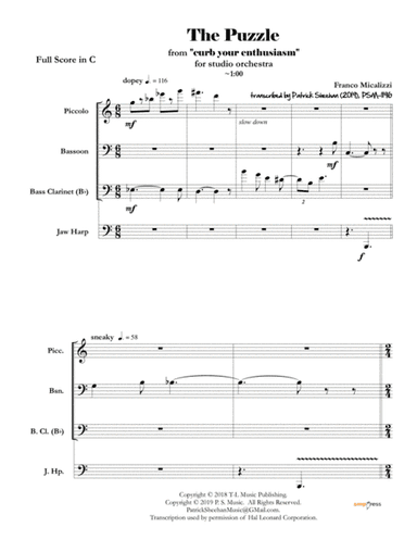 Bang Bang (my Baby Shot Me Down) (arr. Patrick Sheehan)