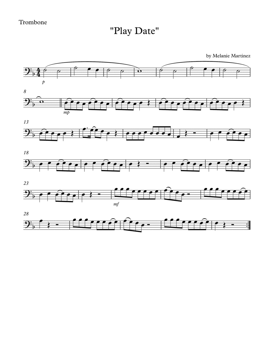 Play Date (arr. SongBird Music)