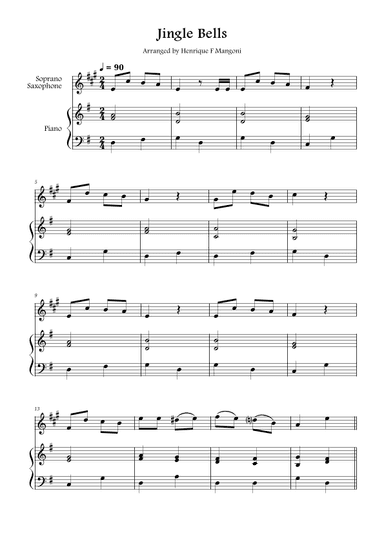 Jingle Bells (arr. Henrique F Mangoni)