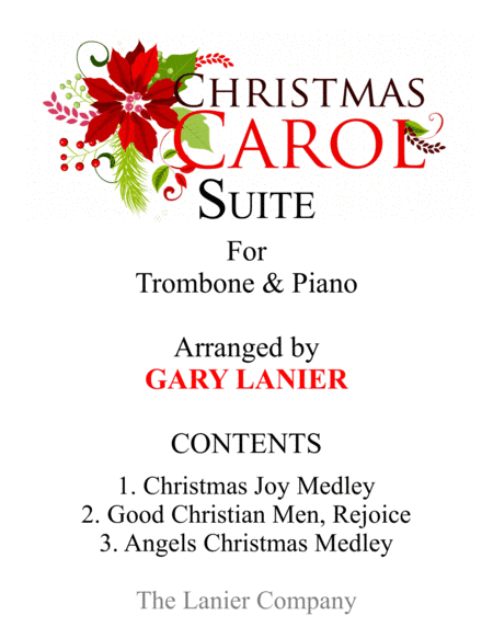 CHRISTMAS CAROL SUITE (Trombone and Piano with Score & Parts) (arr. Gary Lanier)