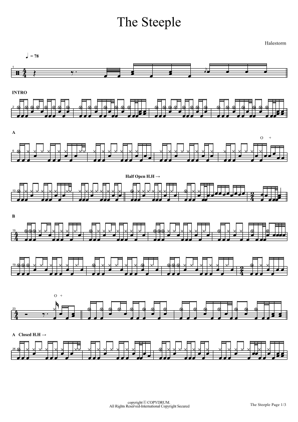 The Steeple (arr. COPYDRUM)