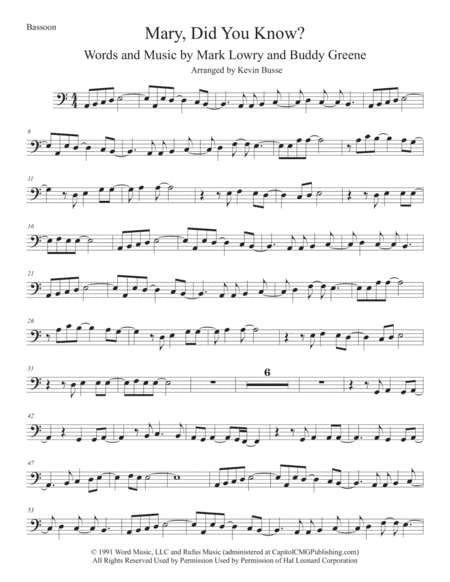 Mary, Did You Know? (arr. Kevin Busse)